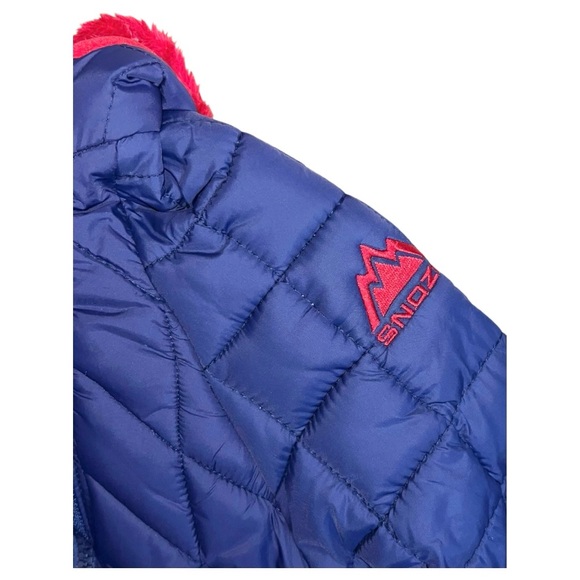 Snozu Snowsuit Boys Size 24 Months Blue Red - Picture 2 of 7